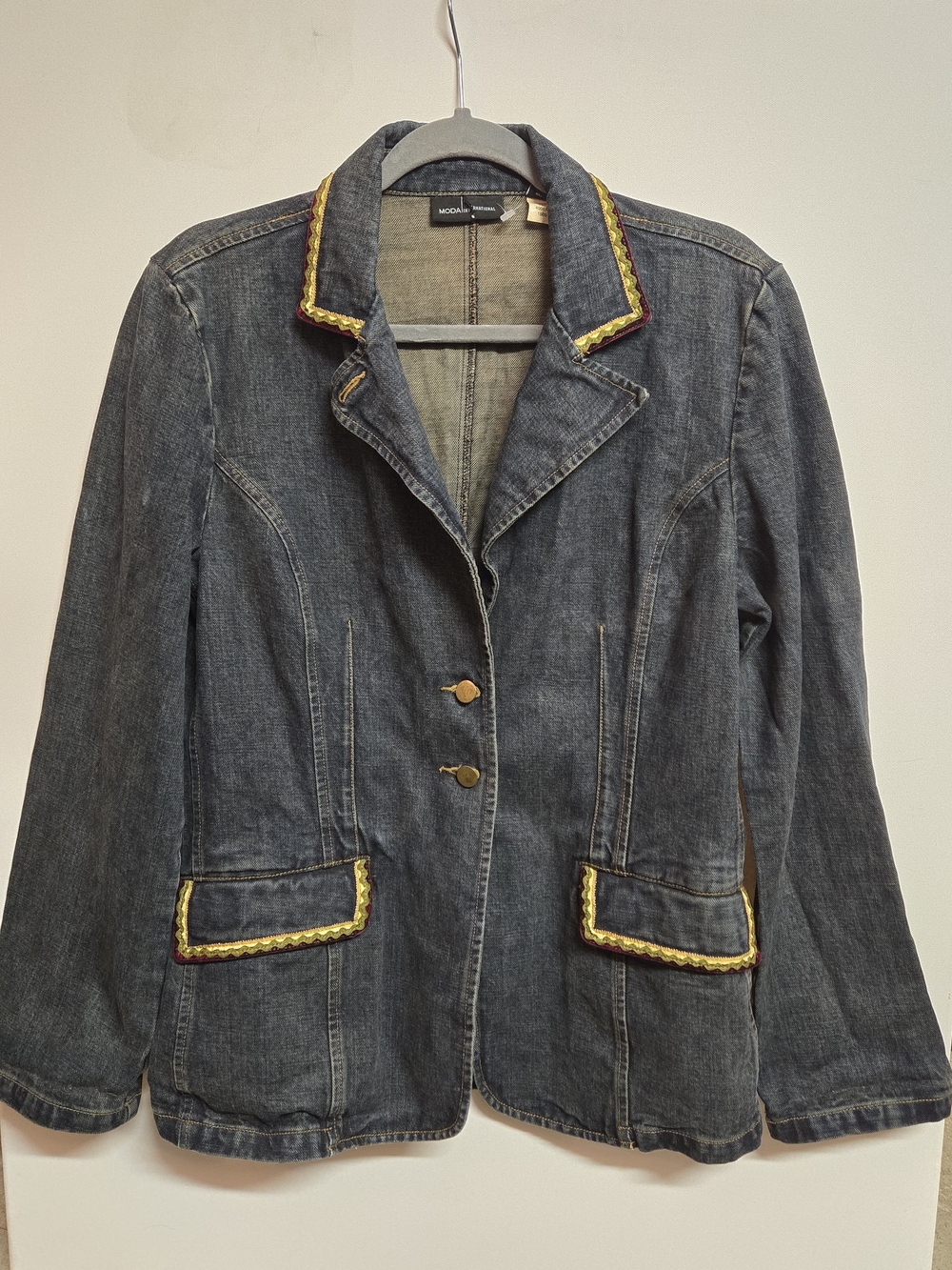 Moda International Women's Dark Denim Blazer